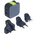 Infinity Lab Instant Charger 65W 2 USB Powerful USB-C and USB-A GaN PD charger - Blue